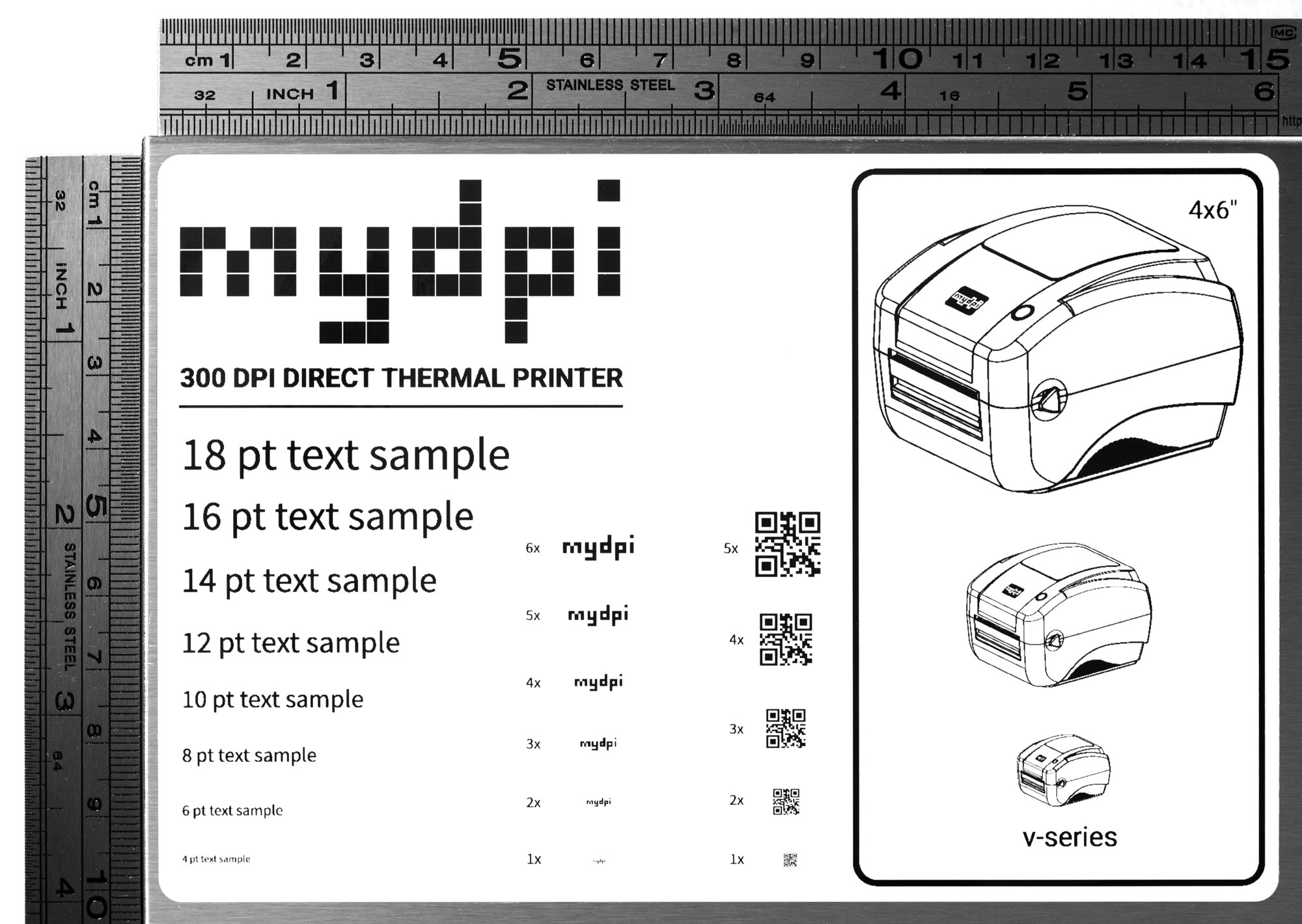 Professional Direct Thermal Labels for v-series