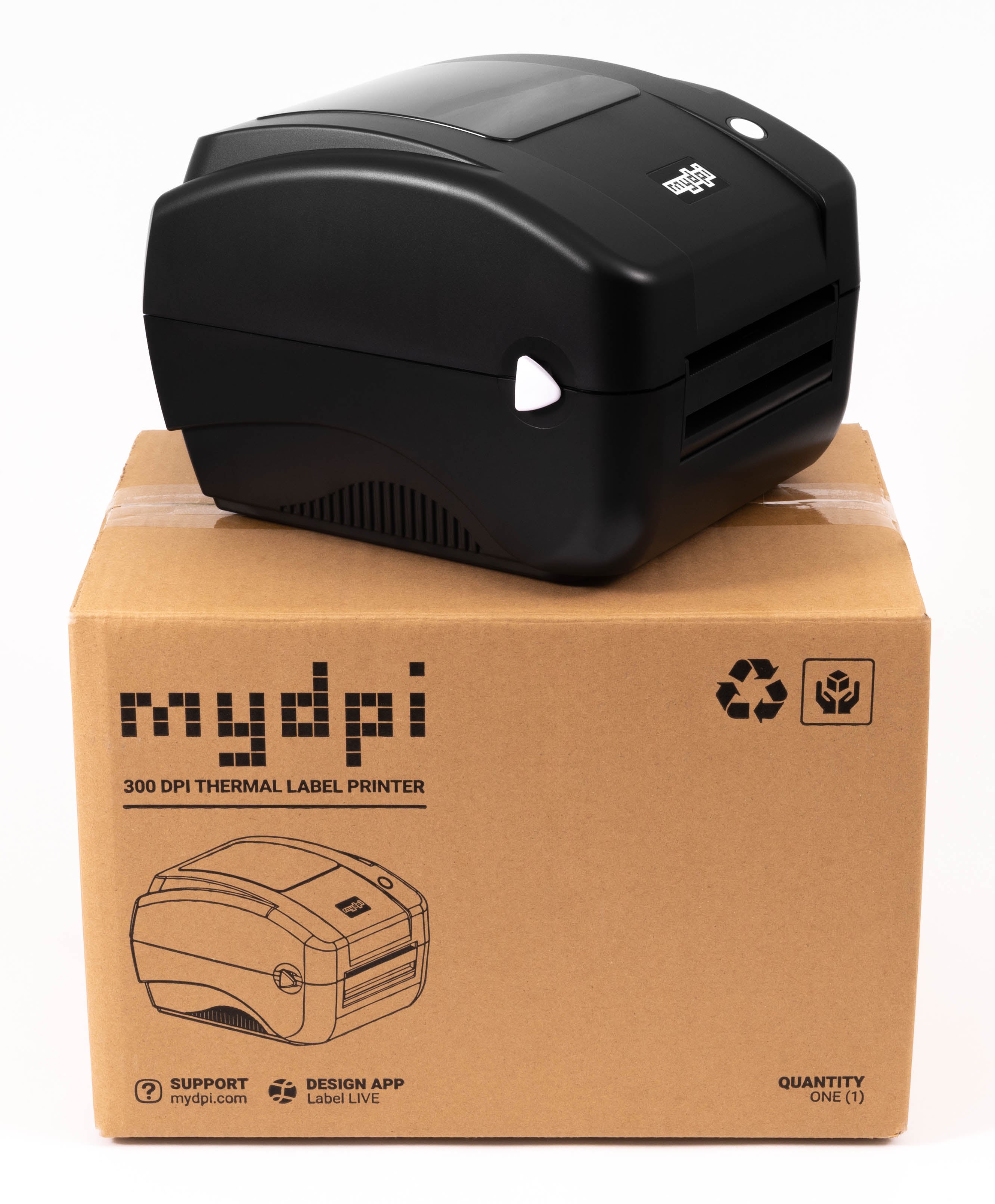 mydpi 300v1 direct thermal printer with design software